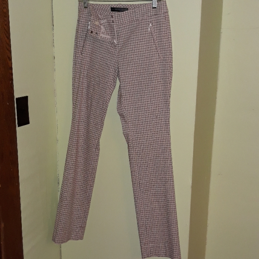 Printed dress pants